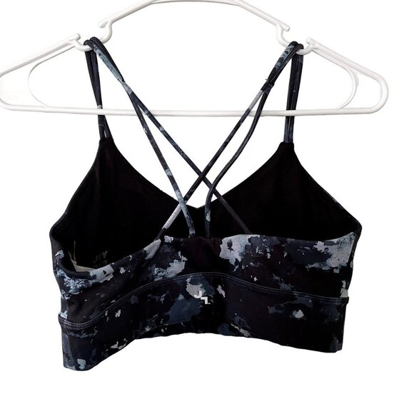 Joy Lab blue and black criss cross strap bra athletic style small - Picture 2 of 5